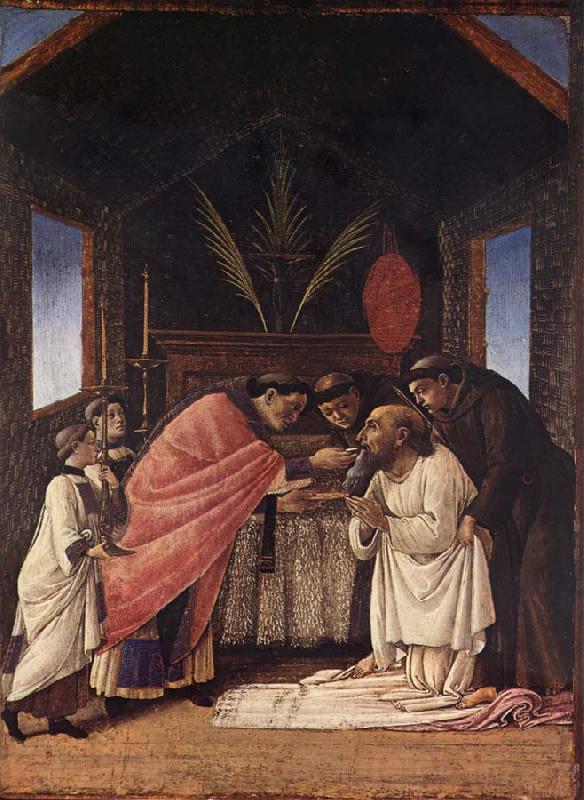 Sandro Botticelli Last Communion of St.Jerome Spain oil painting art